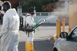 Brazilian troops join efforts fighting against the aedes aegypti mosquito with rounds of fumigation throughout the city