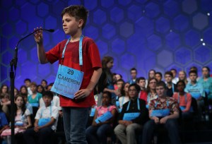 Cameron Keith of Longmont participates in round two of the 2016 National Spelling Bee on May 25, 2016. (Photo: Alex Wong/Getty Images)