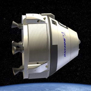 Rendering of the Boeing CST-100 Starliner crew carrier. Courtesy: NASA