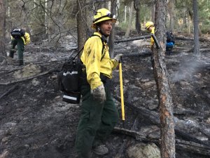 The Hideaway Fire is 100% contained. (Photos: Evergreen Fire Rescue)