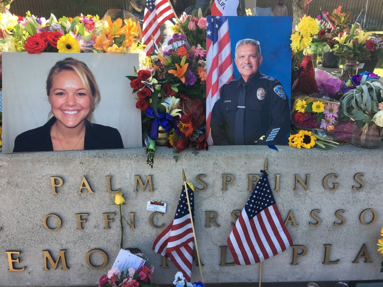 Photo of slain Palm Springs police officers (Photo: CNN)