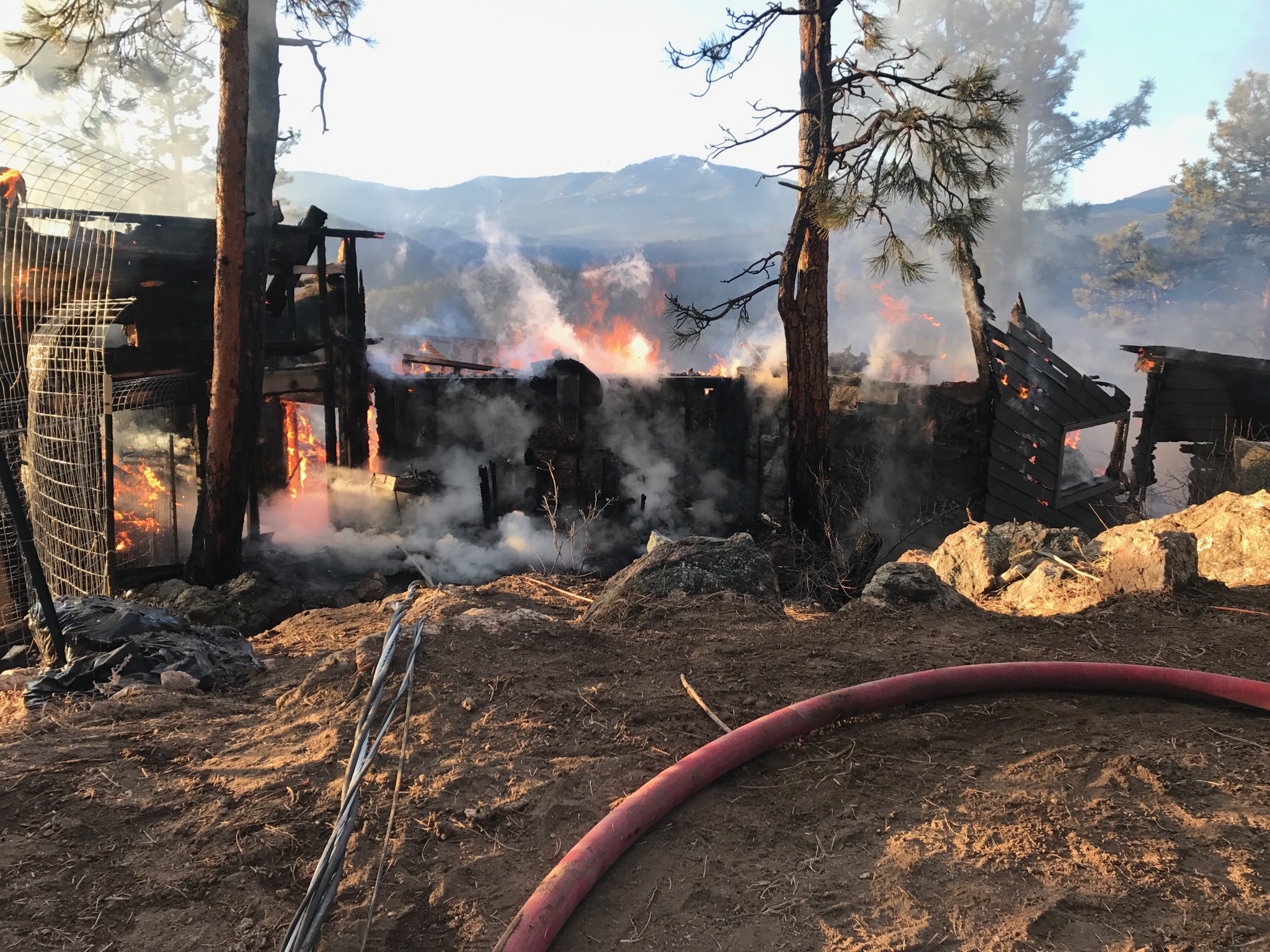 Blaze destroys Canyon Creek home