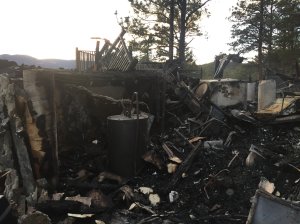 Bailey, CO house fire on Dec. 4, 2016