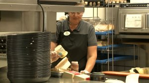 Arby's scores the A