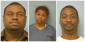 Jermele L. Barkley, Chakara L. Watts and Albert W. Brown (Photo Credit: Parma Police Department