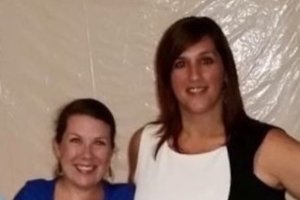 Ali Martin (left) and Jena Meaux (right) were injured following a shooting at the Lafayette, Louisiana Grand 16 movie theater Thursday night, July 23, 2015. Police said John Russell Houser, 59, opened fire during a showing of "Trainwreck." Two women were killed; nine others were injured. (Courtesy: CNN)