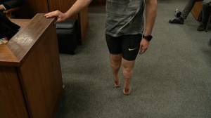 Former Olympic sprinter Oscar Pistorius broke down at a sentencing hearing for the murder of his girlfriend, Reeva Steenkamp, after her cousin told the court that the victim didn't love him.