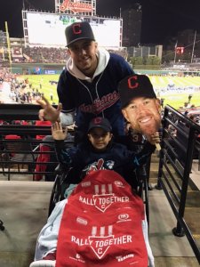 Child at Indians game