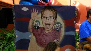 Jacob Hall was laid to rest Wednesday (Photo via POOL/CNN video)