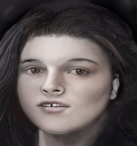 Photo composite released of woman, whose remains were found in 1975 (courtesy: FBI)