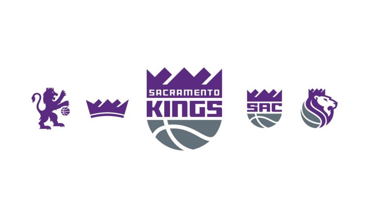 New primary and alternate logos from the Sacramento Kings, unveiled April 26.