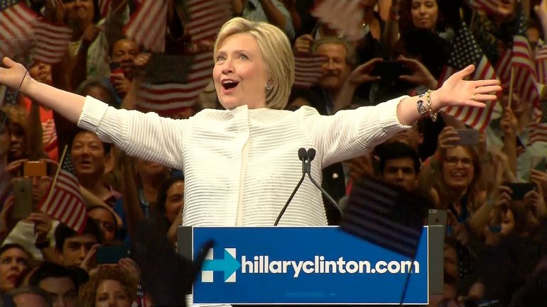 Hillary Clinton embraced her place in history Tuesday as the first woman to become the presidential nominee of a major political party.