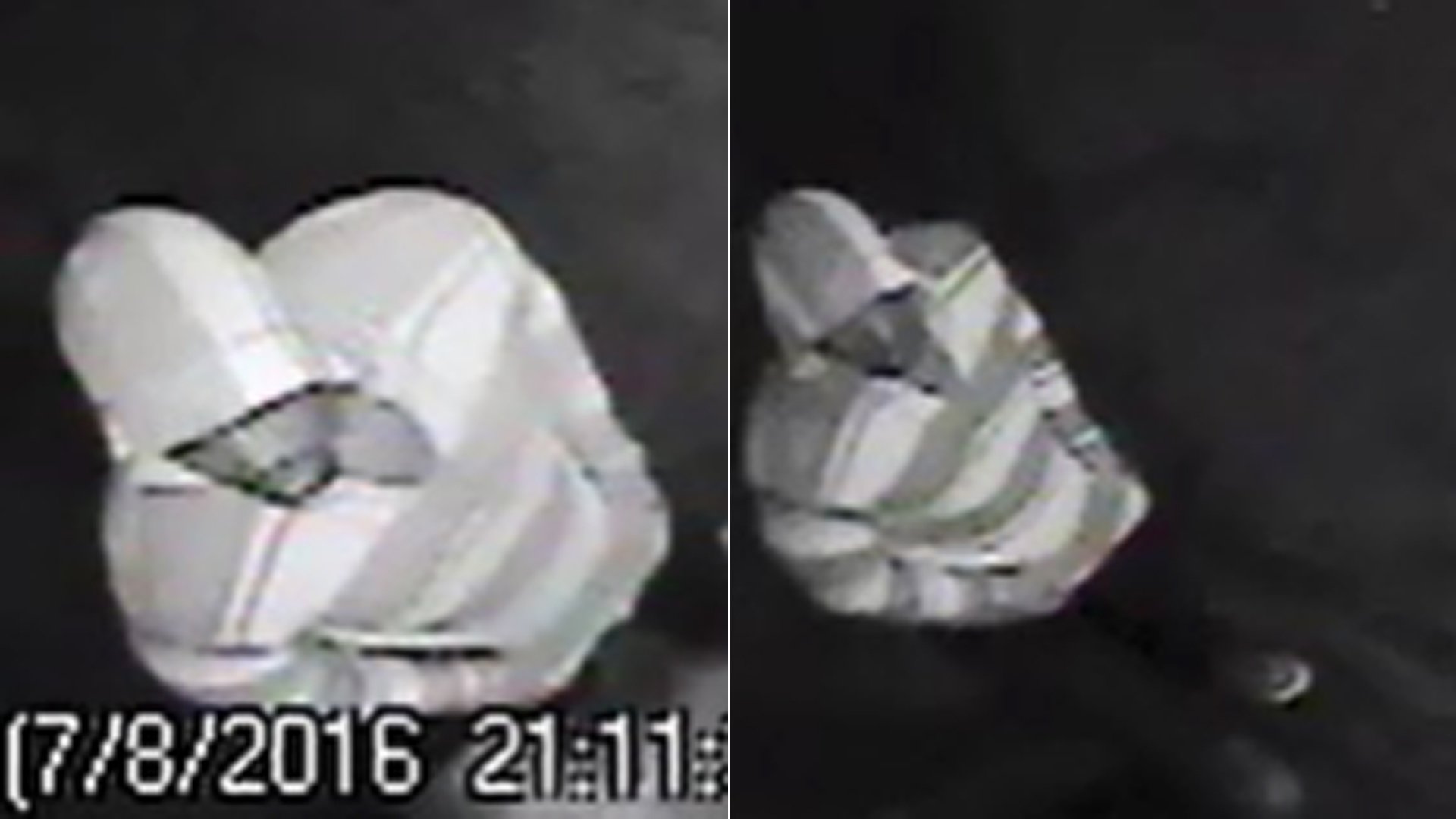 San Bernardino police released these surveillance images of a man suspected in a shooting that left two men and a 9-year-old boy dead on July 8, 2016.