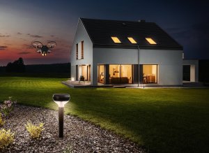Sunflower Labs -- with headquarters in Silicon Valley and Zurich, Switzerland -- announced a new security system on Thursday November 3, 2016 that detects possible threats and investigates them with a drone.