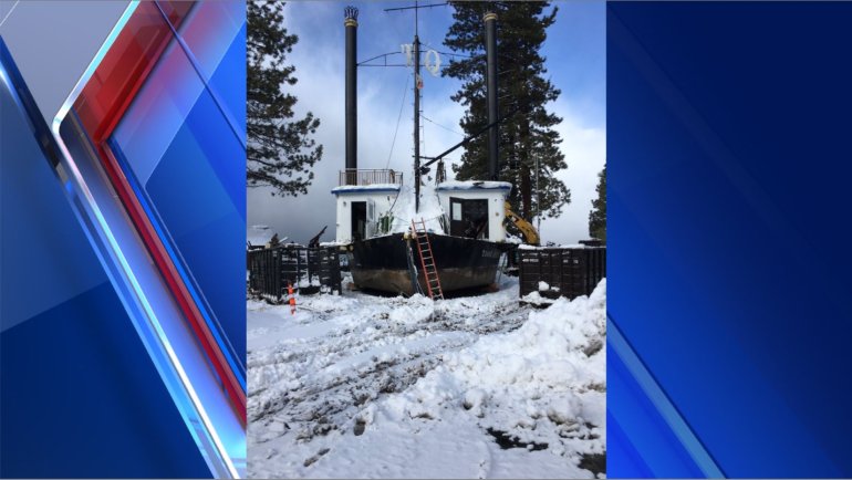 The famous Tahoe Queen paddle boat will be dismantled after a destructive fire in August (Courtesy: Tahoe Douglas Fire Protection District)