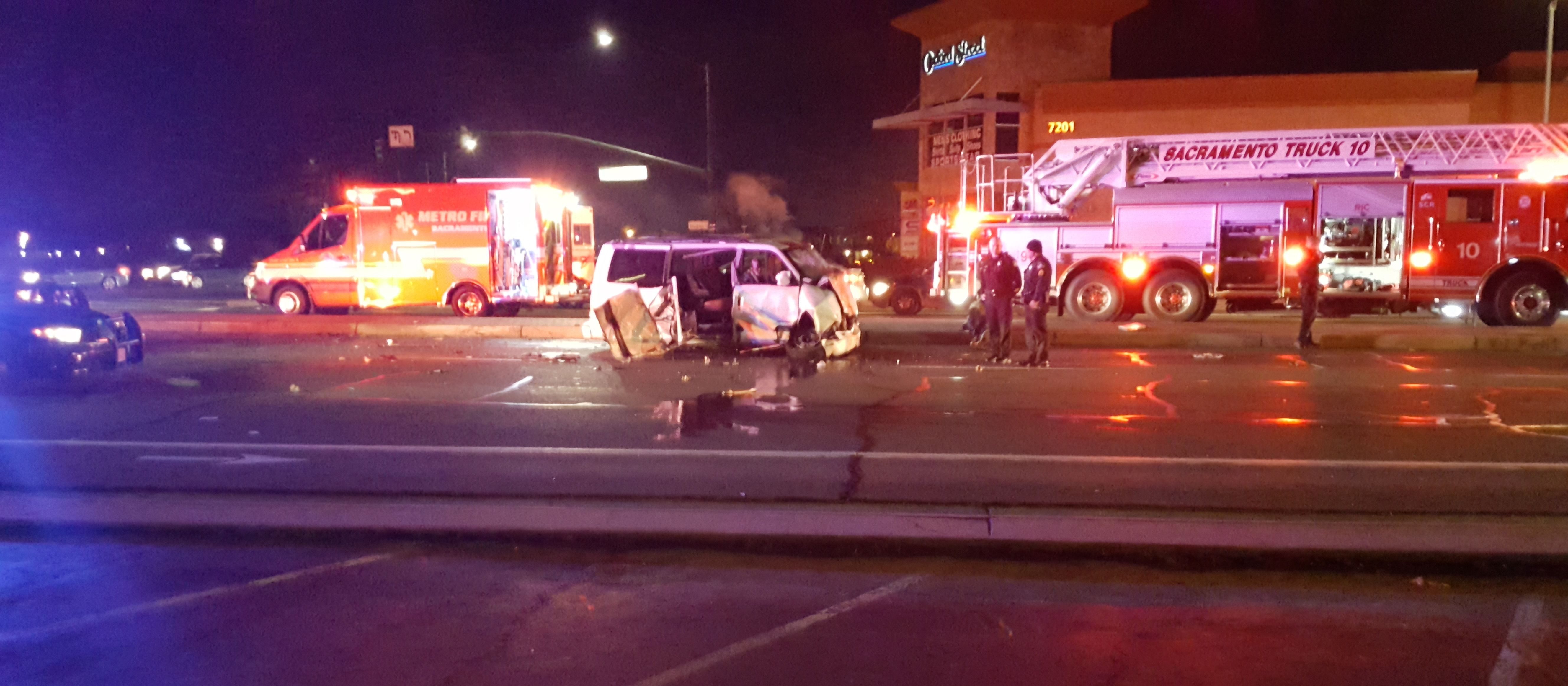 van-crash