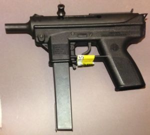 Police say the suspect pointed this 9mm pistol at officers.  The gun was purchased in DeSoto in 2002 and reported stolen. The suspect is not the owner of the weapon.