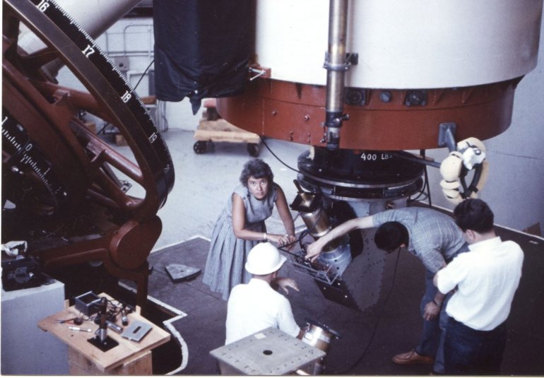 Vera Rubin, a pioneering astrophysicist who proved the existence of dark matter, had a gift for overcoming daunting challenges. Source: The Carnegie Institution for Science/Twitter
