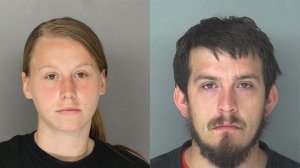 Jose "Joe" Torres (right) and Kayla Norton (left) were sentenced Monday, Feb. 28, 2017, for their role in terrorizing an African-American group who was attending a black child's birthday party in Douglas County, GA.