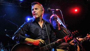 Kevin Costner plays the guitar during a concert with his band Modern West at the Belly Up Tavern in Solana Beach on August 12, 2015.