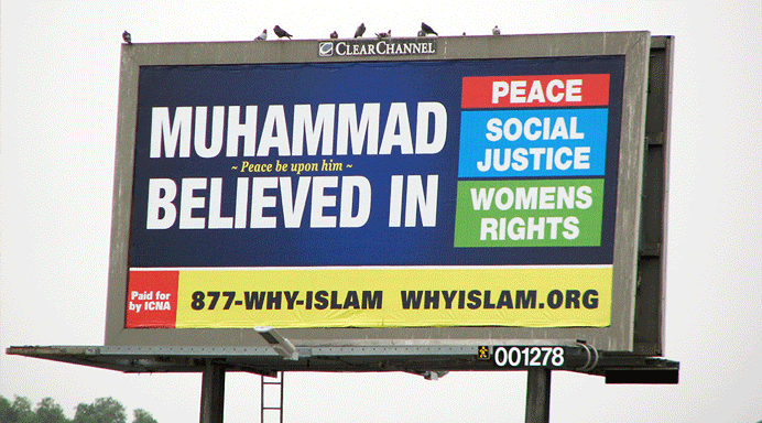 Muslim billboard