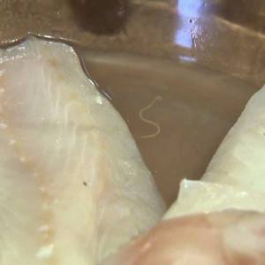 “It seems like shock to conscious for Costco selling this knowing they have these parasitical worms inside of their food,” John Rock told a local TV station. (KCRA)