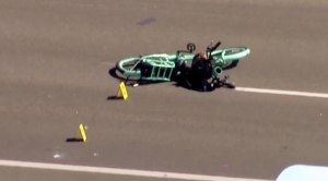 A bicyclist was killed after a car hit it on Carlsbad Boulevard.