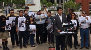 Barrio Logan community members express their concern over San Diego Police Department's handling of Donald Trump rally.