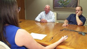 Kathleen Bade interviews Dean Spanos with Jerry Sanders.