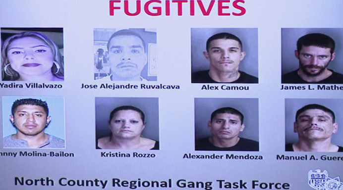 North County Regional Task Force announced they are looking for these suspects.