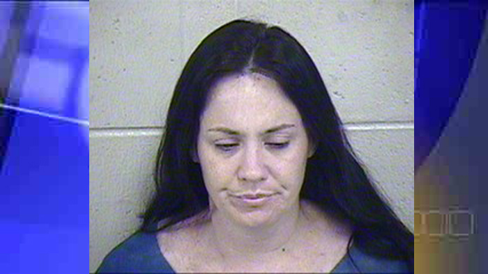 Sinead Lynch's mug shot from the Jackson County Detention Center. 