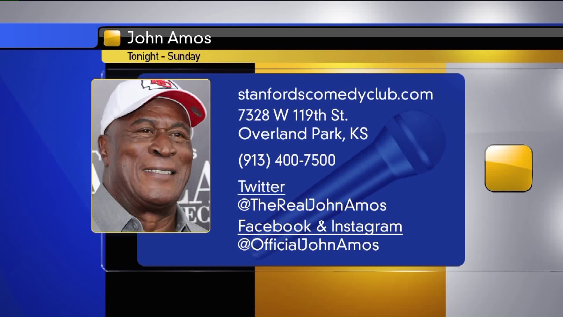 John Amos is back in KC and doing standup comedy FOX 4 Kansas City