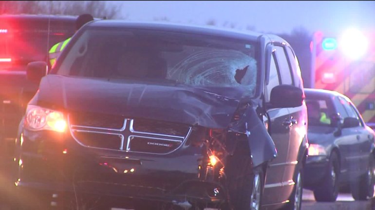 A man was driving south on 169-Highway Thursday around 5:15 a.m., when he hit and killed a 24-year-old man walking in the middle of the highway.