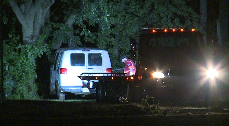 Police say the driver of a stolen vehicle was taken into custody following a lengthy chase early Tuesday morning.