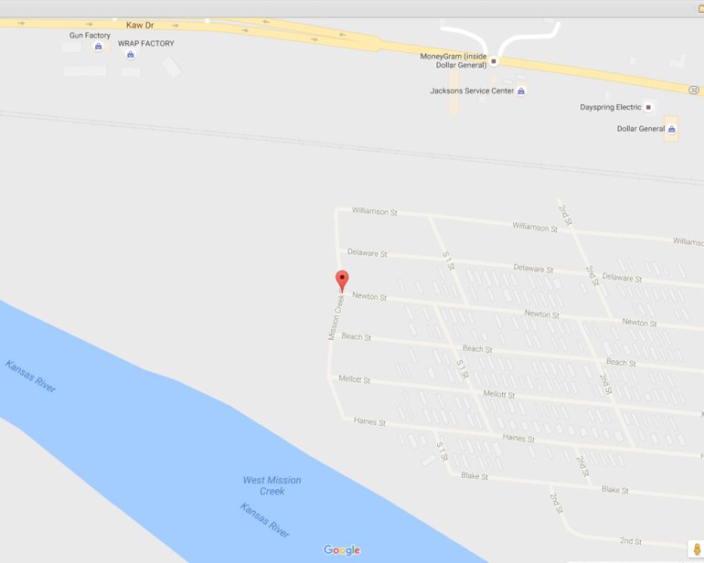 Google map in Edwardsville