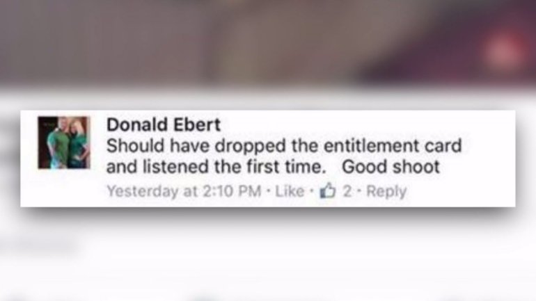 Comment on Facebook