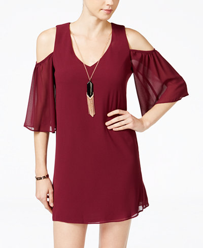 Cold shoulder dress