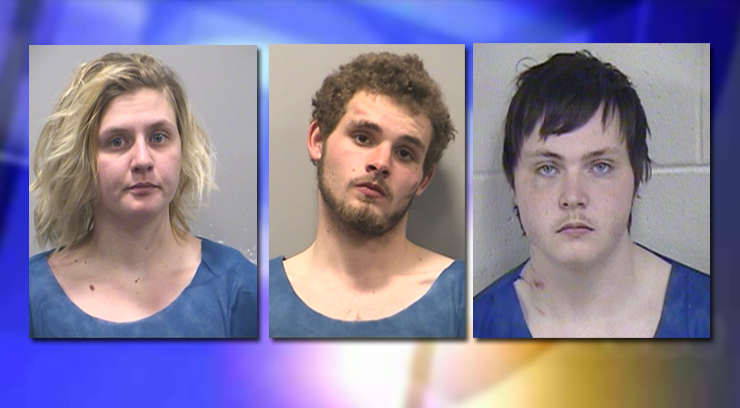 Left to right: Cheyenne N. Mellon, Zachary &. Webber, Caleb B. Patterson
