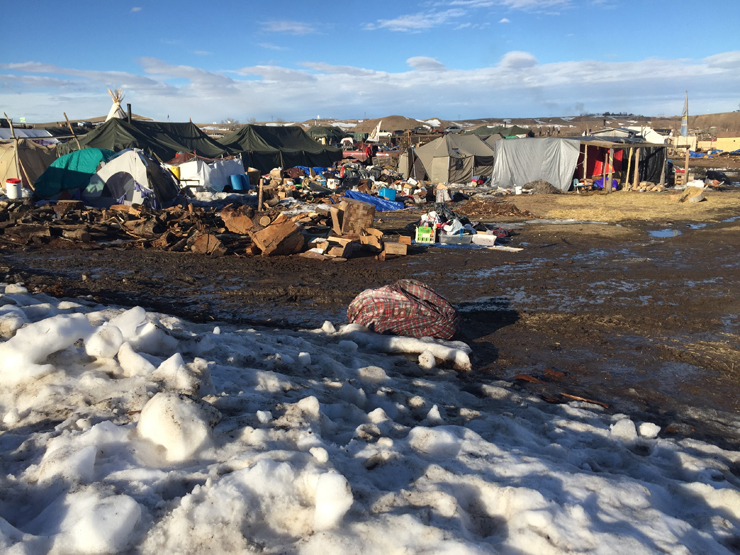 Photos of Cannon Ball, ND protest site.