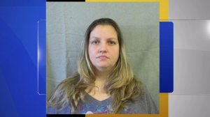 Brandi Edmiston's booking photo from the Johnson County, Mo., jail