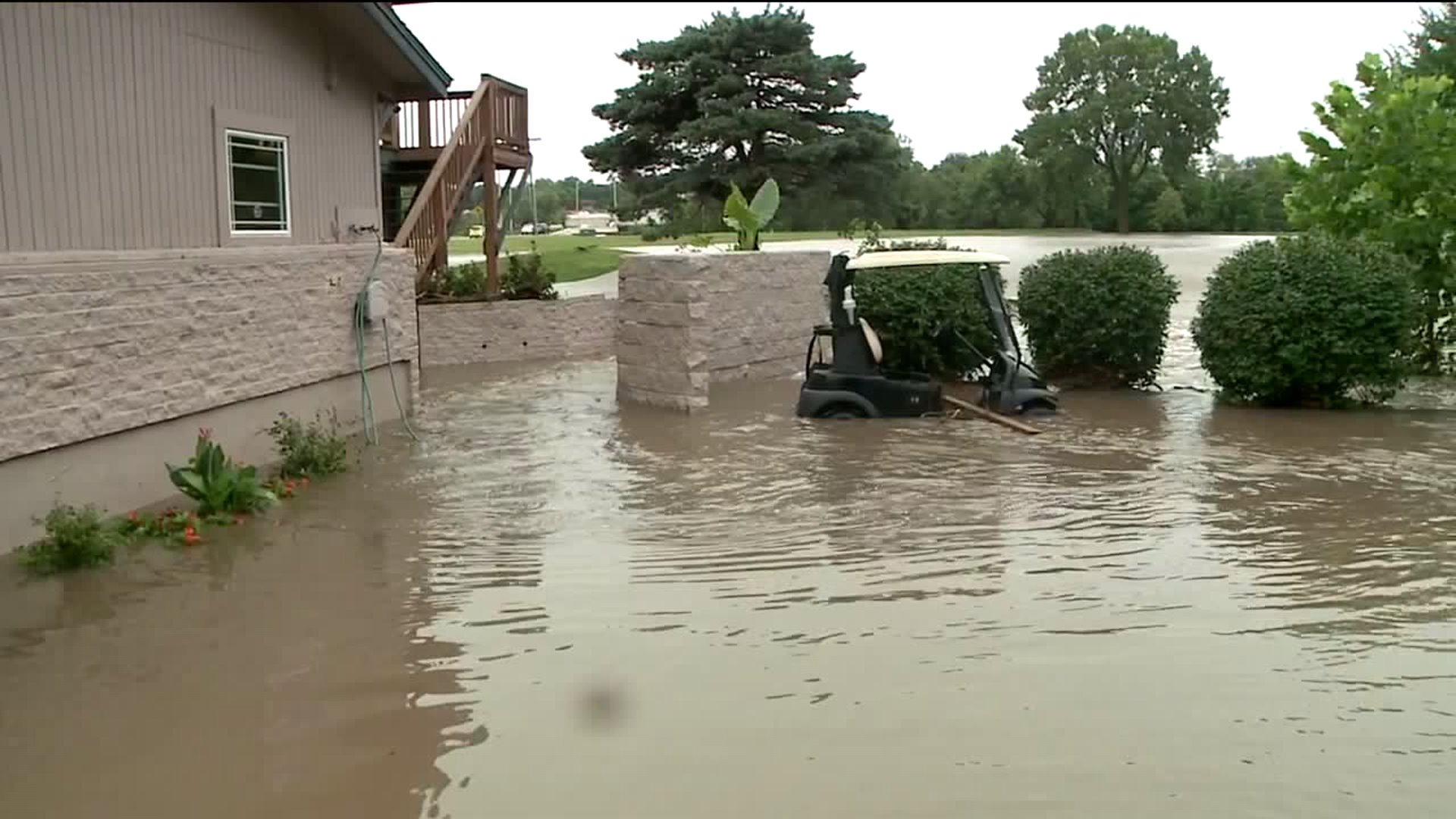 With relief in his voice, manager of OP golf course walks FOX 4 through  flooded building where he was trapped, FOX 4 Kansas City WDAF-TV