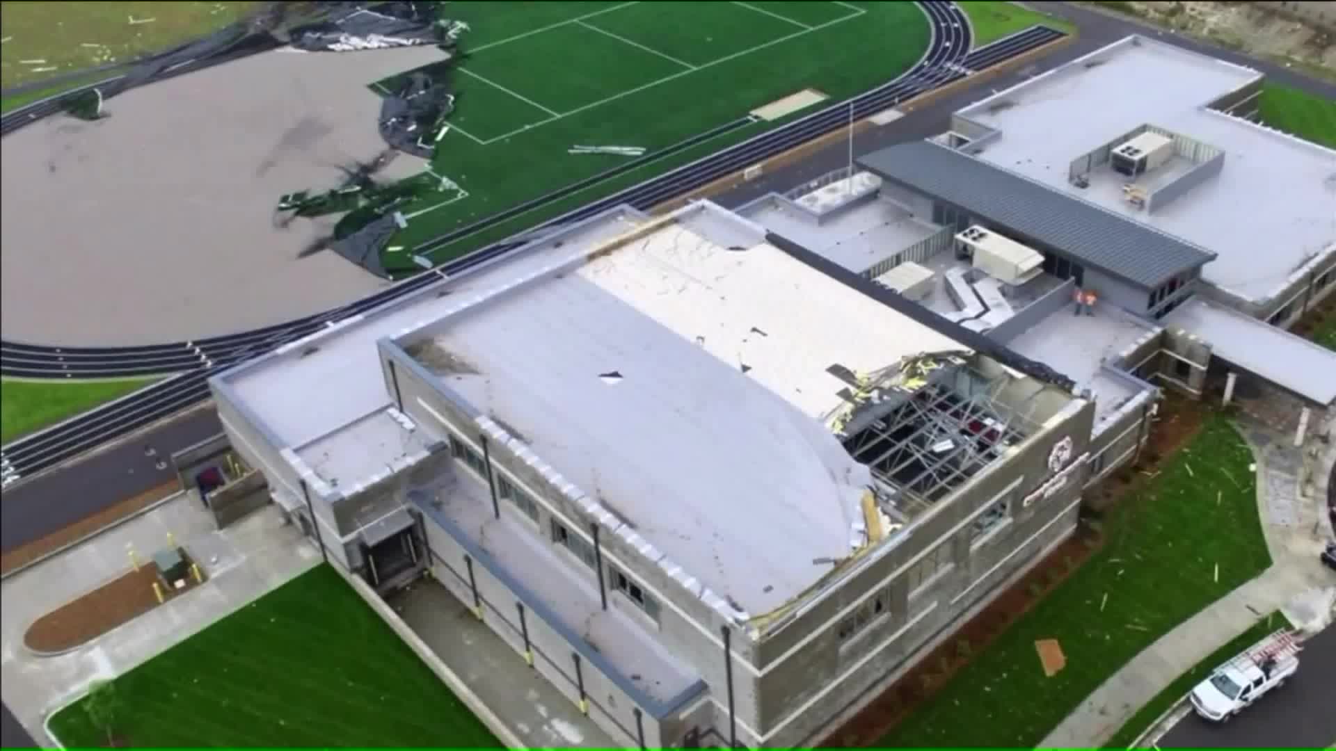 Picture of Special Olympics tornado damage