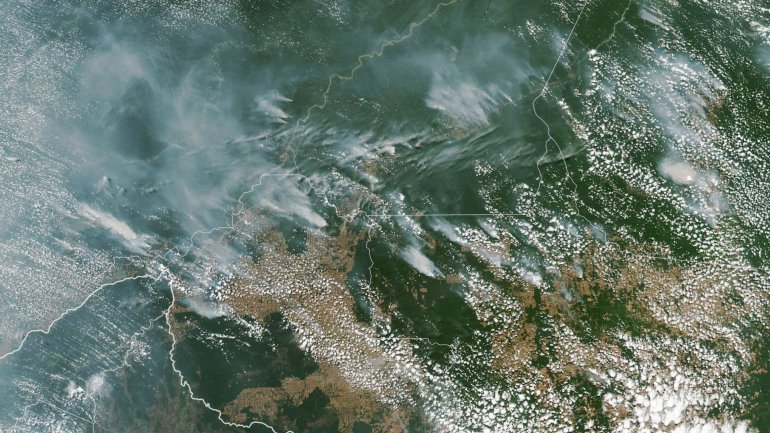 Picture of Amazon fires