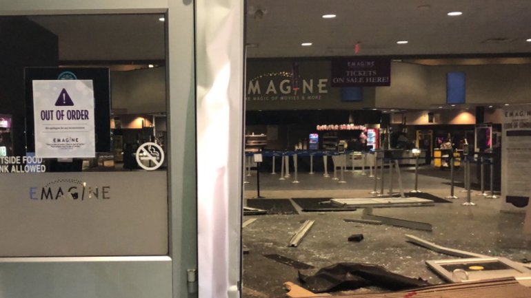 smashed theater picture