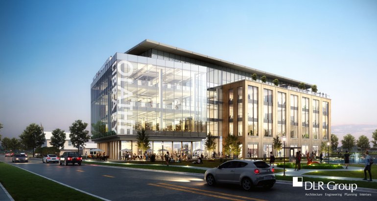 Picture of downtown library building rendering