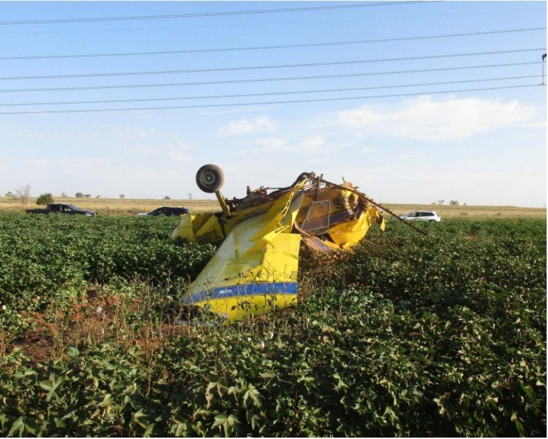 Small plane crash picture
