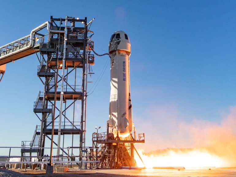 Blue Origin rocket picture