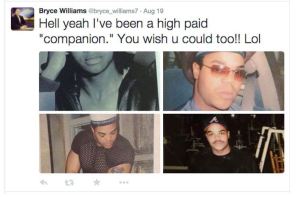 Posted on the Twitter account of "Bryce Williams" just days before the shooting