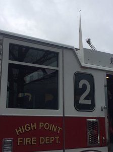 High Point Fire Department truck
