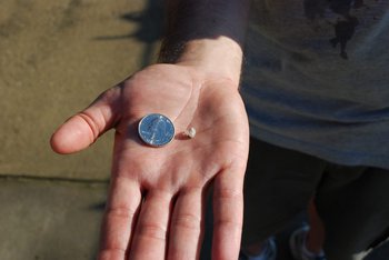 There are those who go to the Crater of Diamonds State Park, armed with shovels and buckets and kneepads and maps to spend the day meticulously digging for diamonds. And then there's Dan Frederick and his daughter Lauren, who less than an hour after setting foot in the park for the first time, found a 2.03 carat diamond just lying there, staring back at them. (Arkansas State Parks)